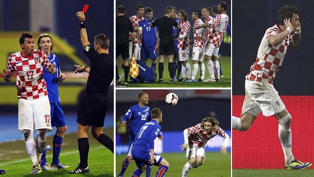 10 Pemain Kroasia Pastikan ke Brazil, Kroasia vs Islandia 2-0 (Agg 2-0)